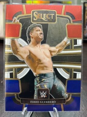 Eddie Guerrero 2024 Panini Select Red And Blue WWE Wrestling Card